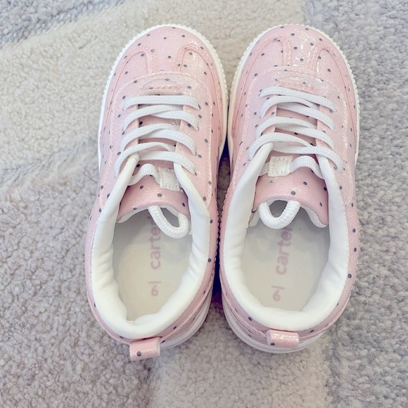 3/$15 or 4/$20 NWOT Carter’s Pink Sparkle Sneakers - Picture 4 of 6